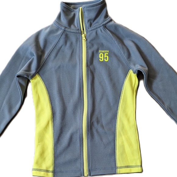 Oshkosh B'gosh Girl's Activewear Jacket High Neck Full Zip Lightweight 5… - Picture 4 of 5